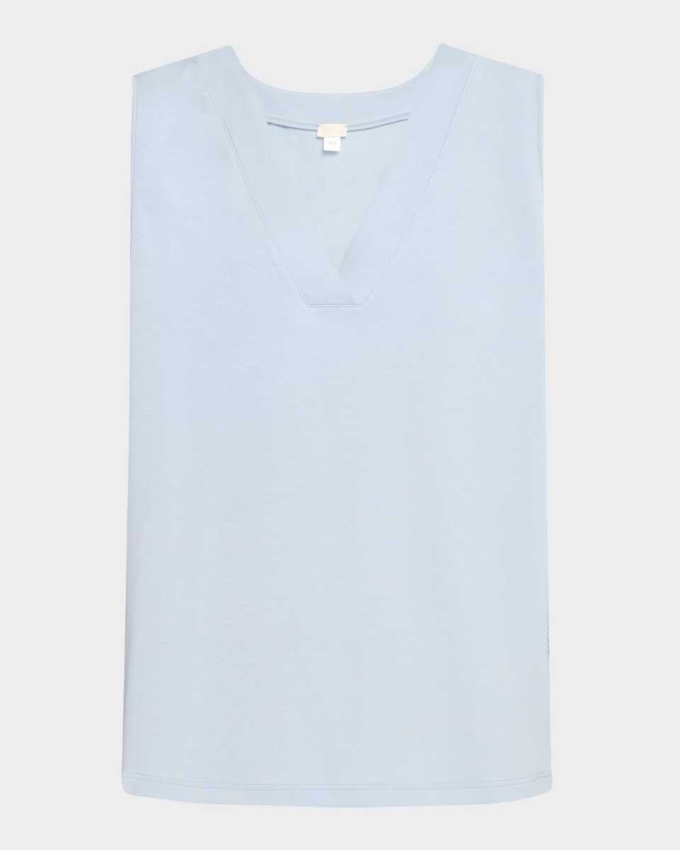 Pure Comfort Lace-Inset Tank Top